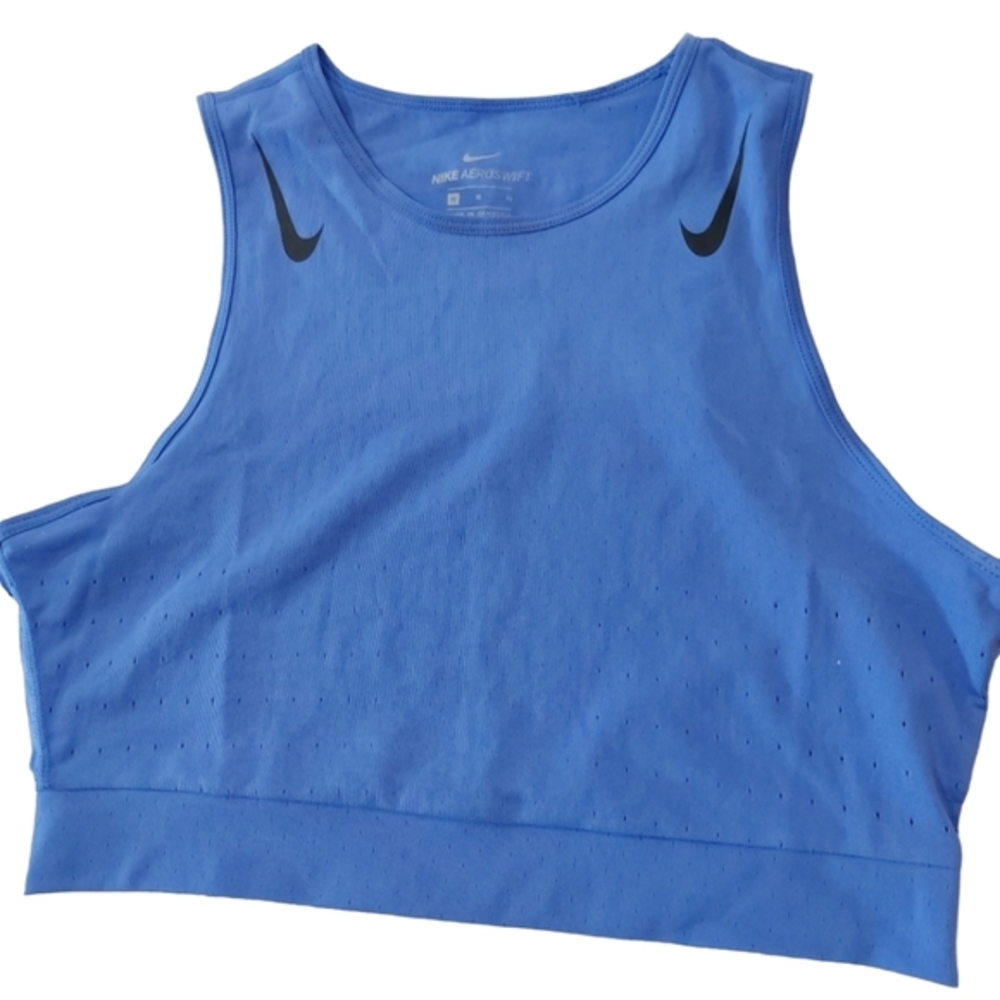Nike Aeroswift size medium crop workout top purple ish colors like new